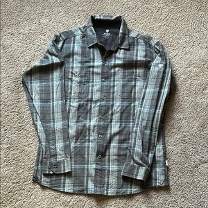 Men's Plaid Shirt - Gray